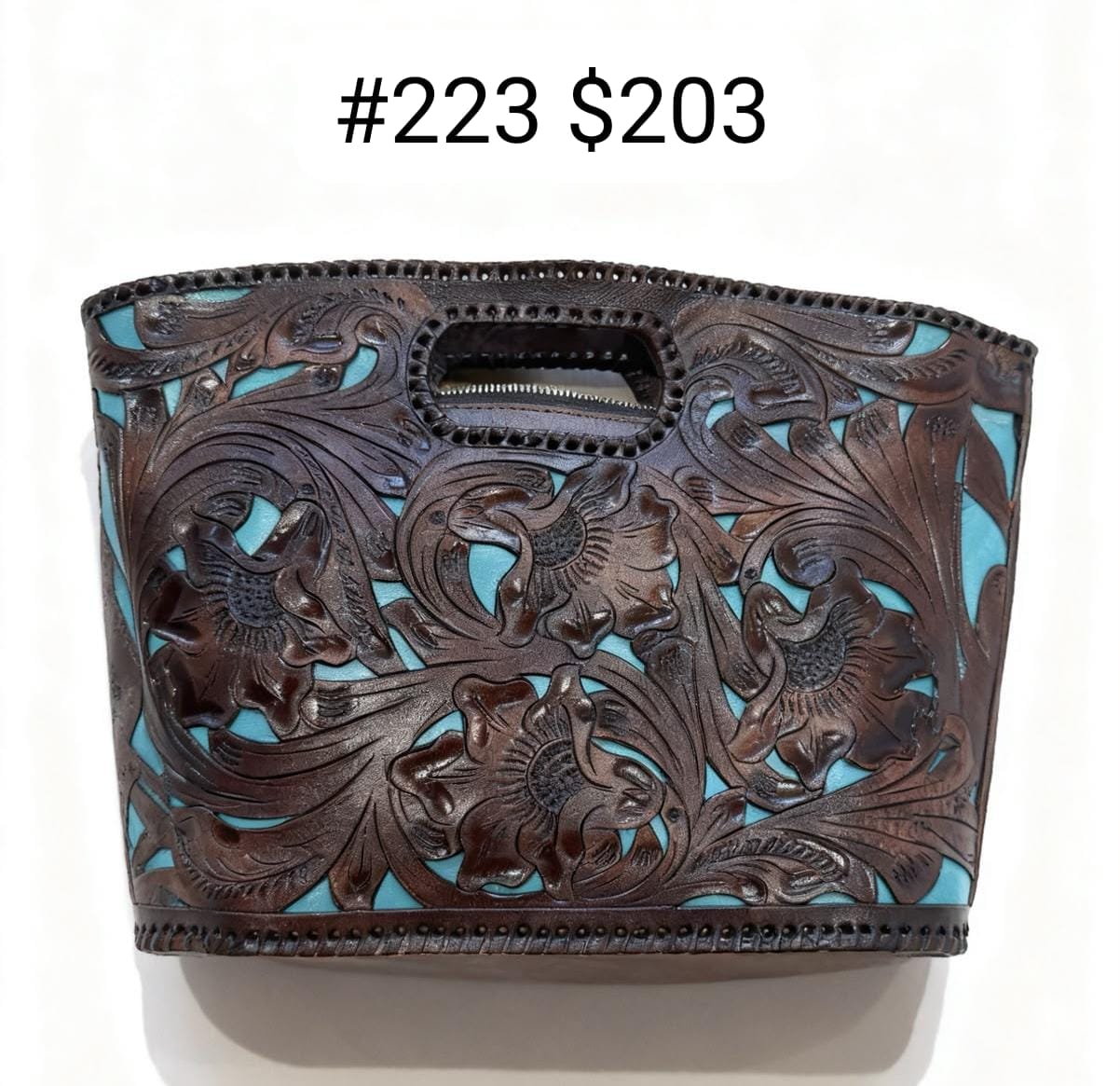 Hand-Tooled Tote № 223